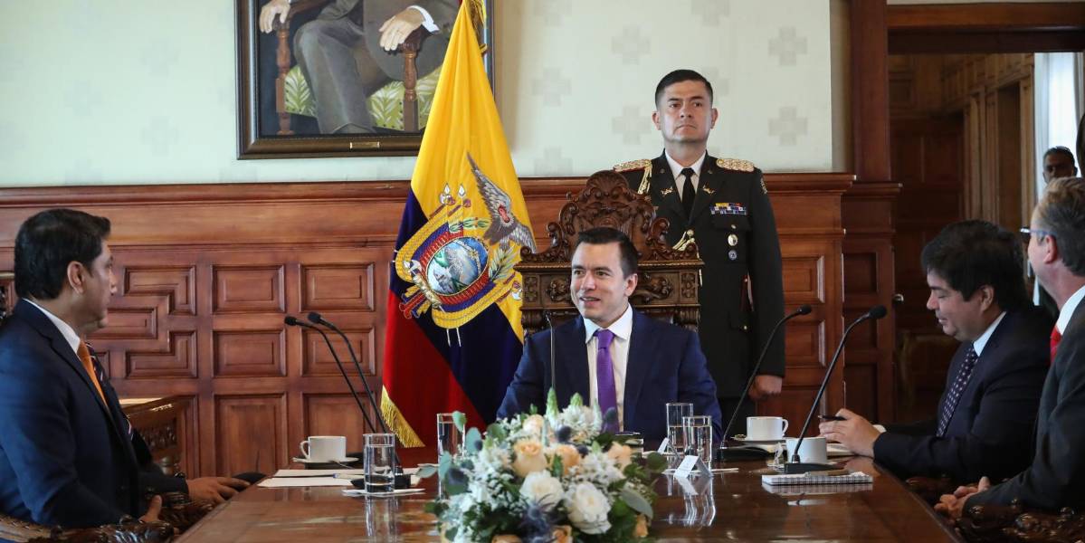 Daniel Noboa asegura que recibió una solicitud de acuerdo de paz de una banda delictiva