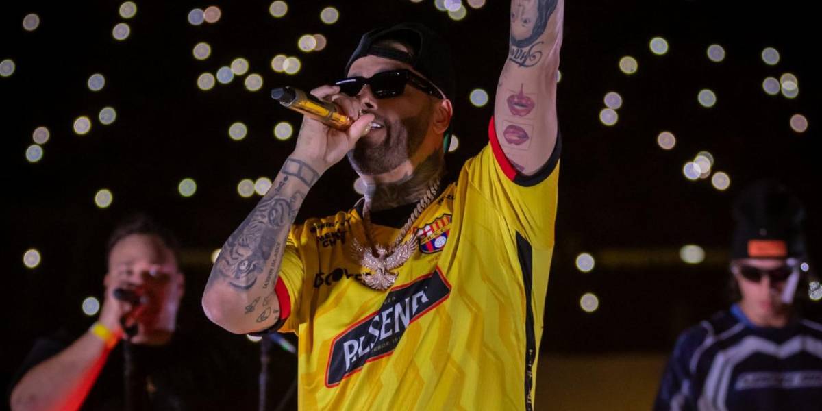 Así fue el concierto de Nicky Jam en la Noche Amarilla de Barcelona SC