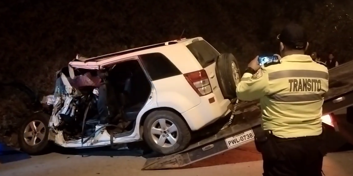 Un siniestro de tránsito en Azuay deja dos muertos y al menos cuatro heridos, entre ellos el alcalde de Girón