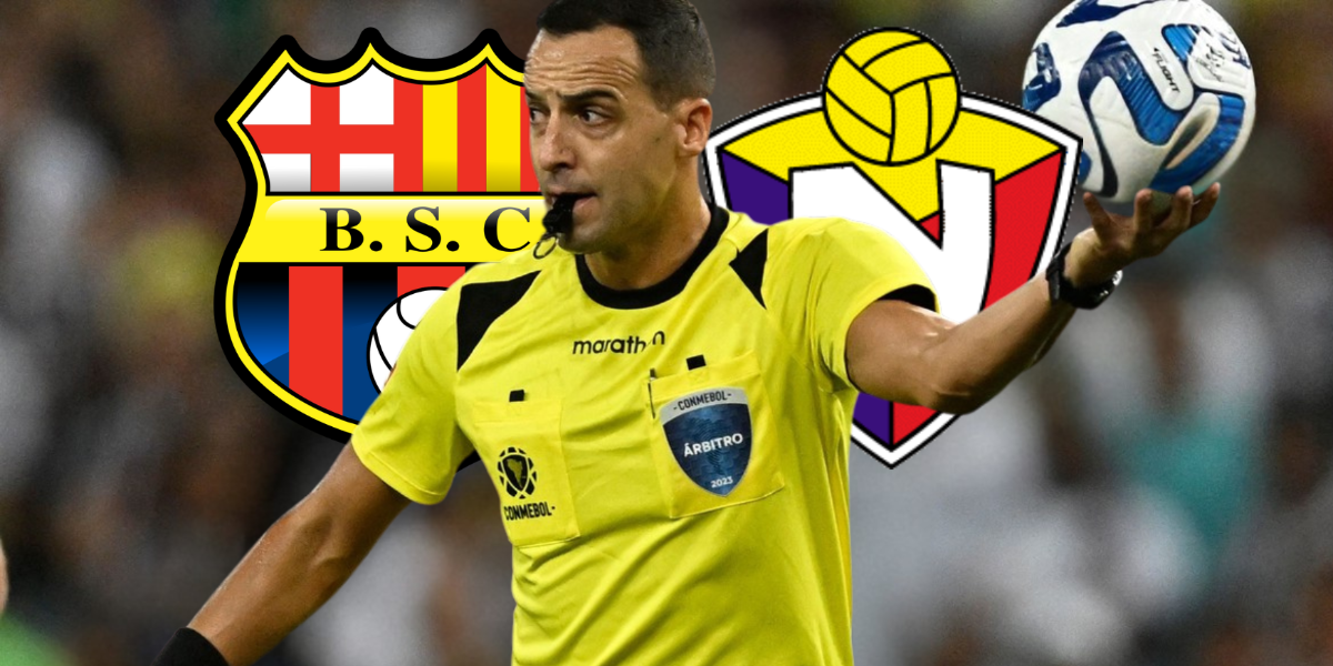Estos son los árbitros para el partido entre Barcelona SC vs. El Nacional por la vuelta de la fase 2 en la Copa Libertadores