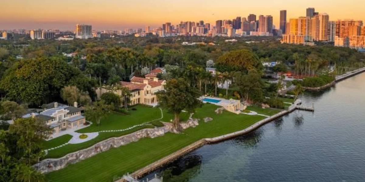 Abogada vende su mansión en Miami por cifra récord de USD 106 millones