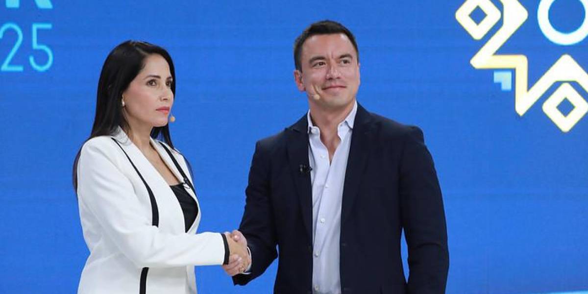 Cruce de acusaciones y frases polémicas marcaron el debate presidencial entre Daniel Noboa y Luisa González