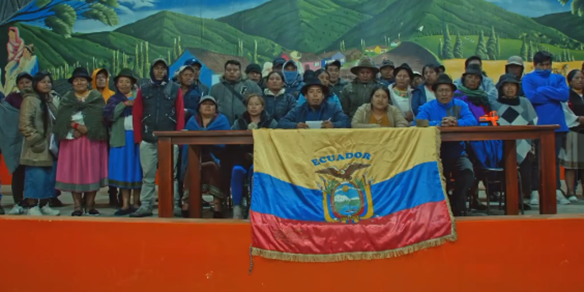 Pueblo Karanki se declara en resistencia continua hasta que se derogue el decreto del diésel