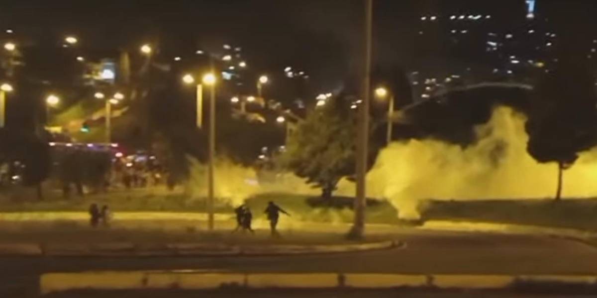 Paro nacional: fuerza pública y manifestantes se enfrentaron en El Trébol, en Quito