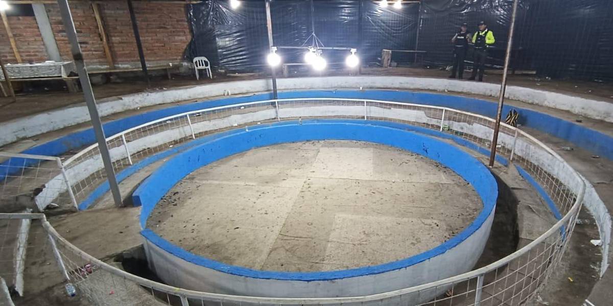 Una gallera clandestina fue clausurada en Checa