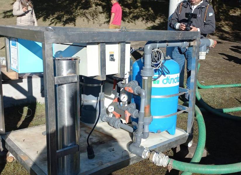 Los equipos de purificación de agua en el sur de Quito.