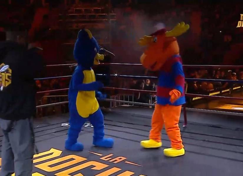 Los Backyardigans en el ring de boxeo.