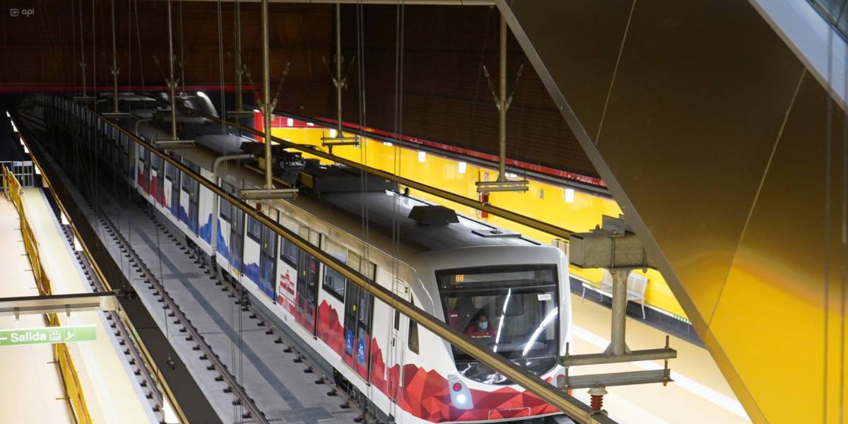 Metro de Quito operará desde el 21 de diciembre