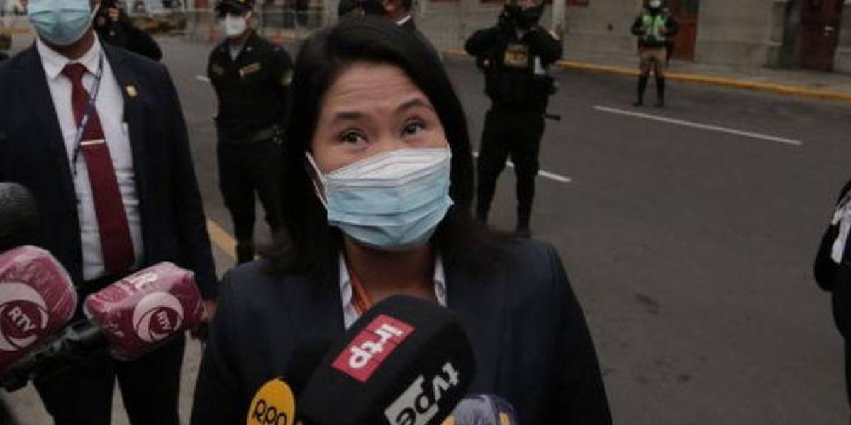 Justicia peruana rechaza el pedido de prisión preventiva para Keiko Fujimori