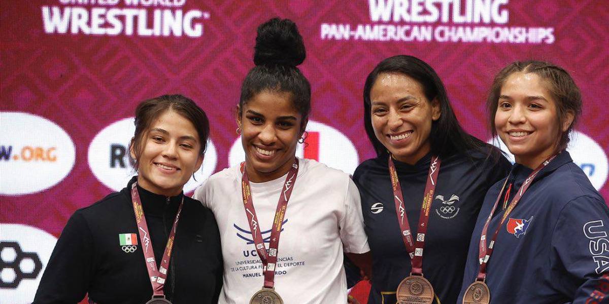 Luisa Valverde consiguió la medalla de bronce en el Campeonato Panamericano Senior de Lucha