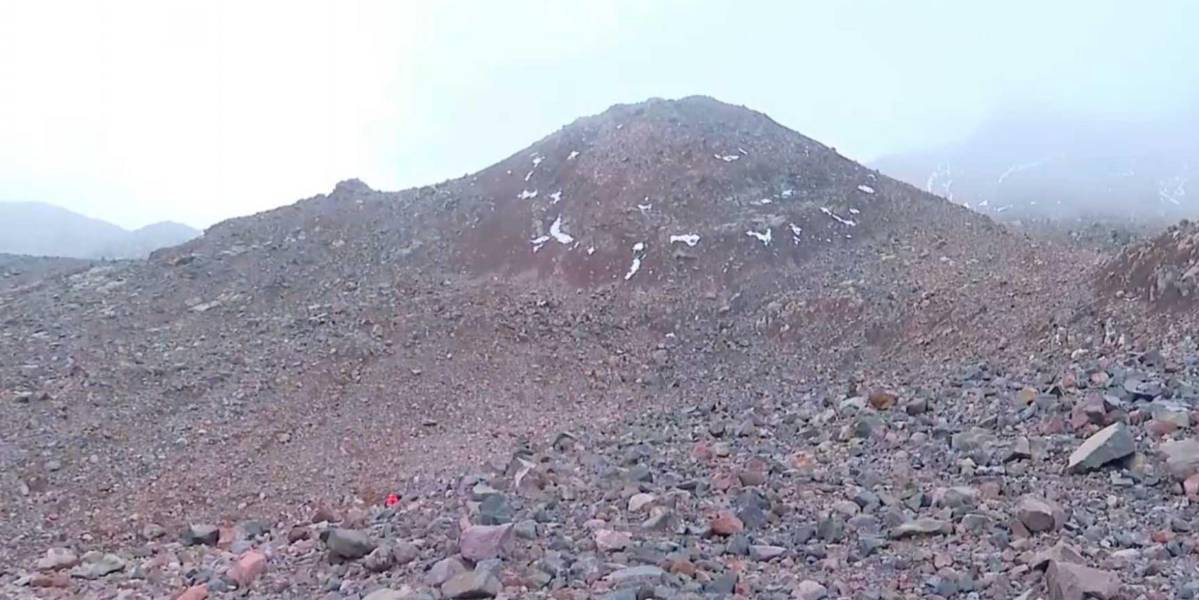El glaciar del volcán Carihuairazo ha desaparecido