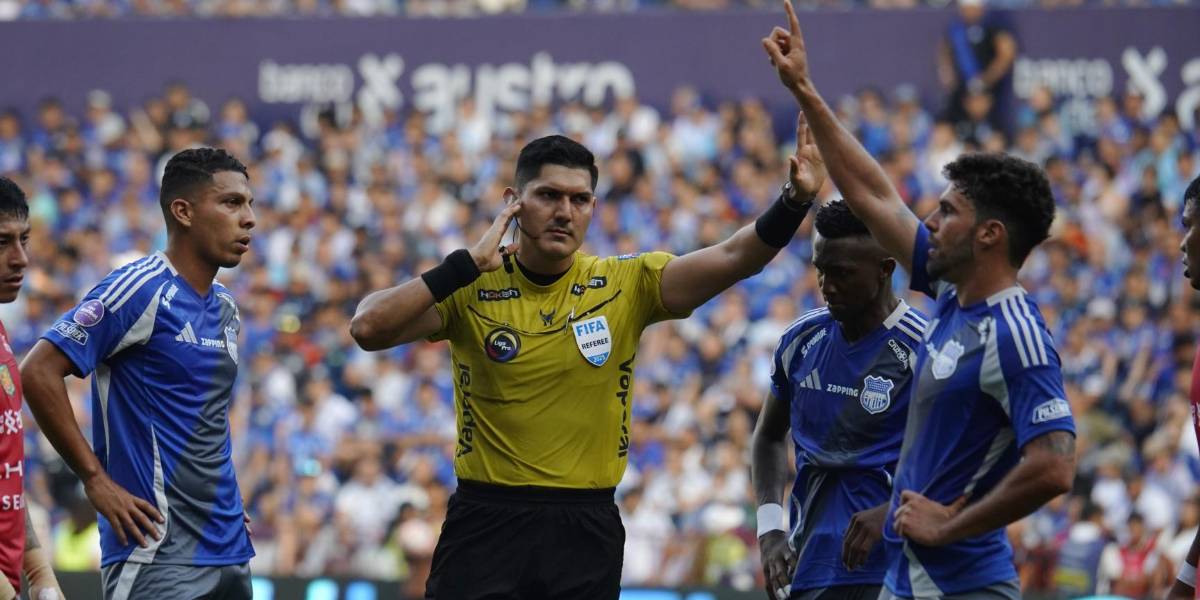 Los árbitros que pitaron Emelec vs. Deportivo Cuenca no fueron designados para una nueva fecha