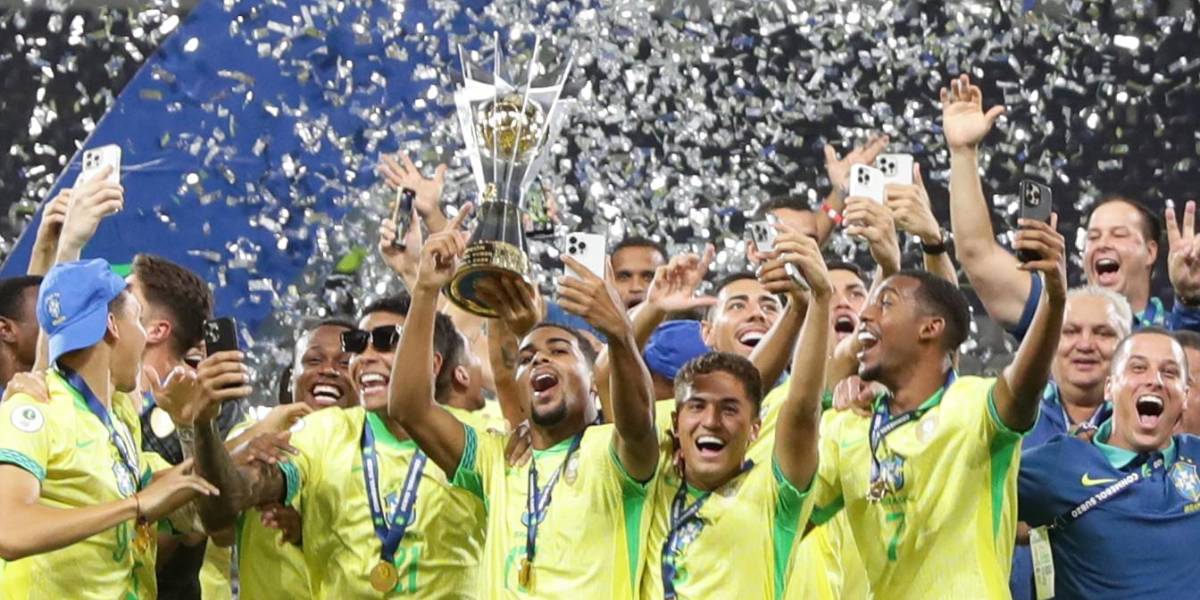 Brasil se coronó campeón del campeonato Sudamericano Sub-20