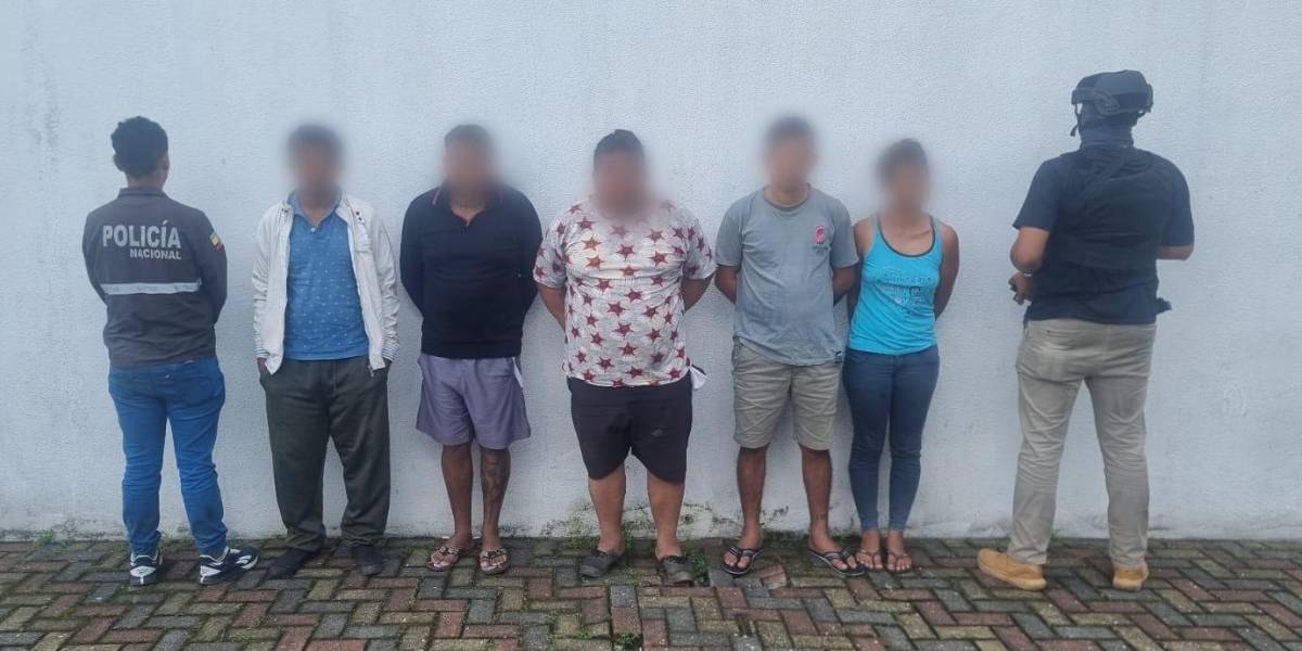 Seis integrantes de Los Choneros, detenidos tras operativo de la Policía en Manabí, Guayas y Los Ríos
