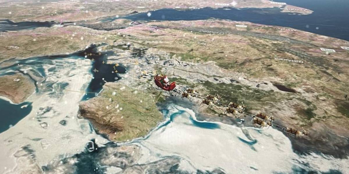 La peculiar herramienta del Pentágono de EE.UU. para rastrear el viaje de Papá Noel alrededor del mundo