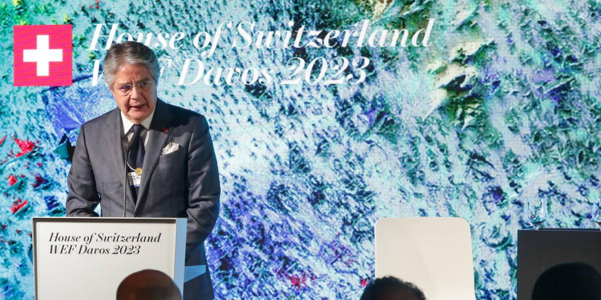 Lasso destaca en Davos la lucha contra la corrupción de su Gobierno