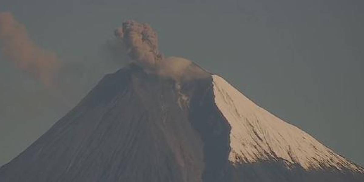 Volcán Sangay: alertan de posible caída de ceniza en dos provincias