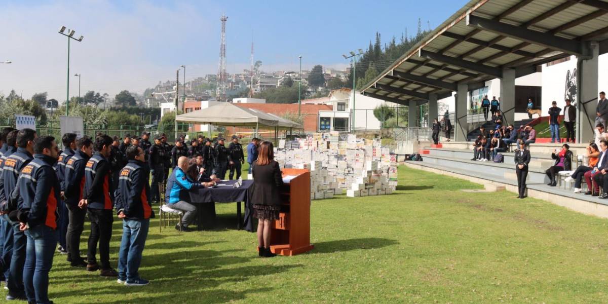 Quito: más de 31 000 cajetillas de cigarrillos de contrabando serán destruidas