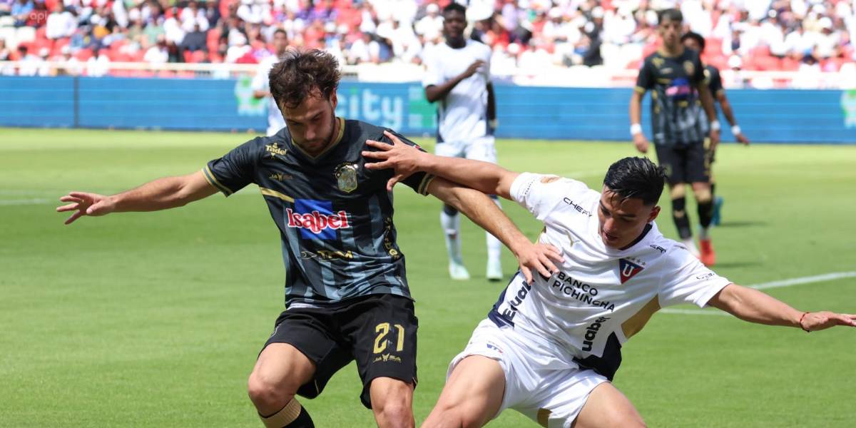 Liga de Quito empató 1-1 con Manta y se aleja del liderato de la LigaPro