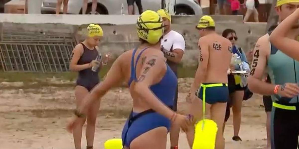 El Oceanman 2025 se realizó en Salinas con más de 500 nadadores de 12 países