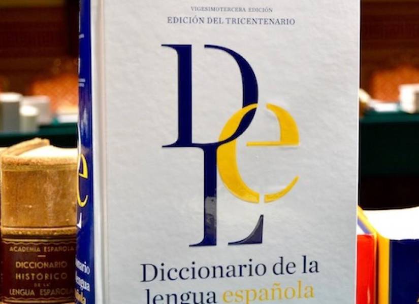 Foto del Diccionario de la lengua española.