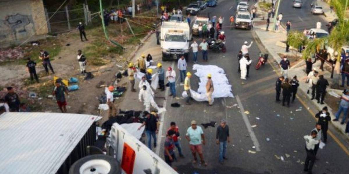 Al menos 53 muertos en un accidente de tránsito en el sureste de México