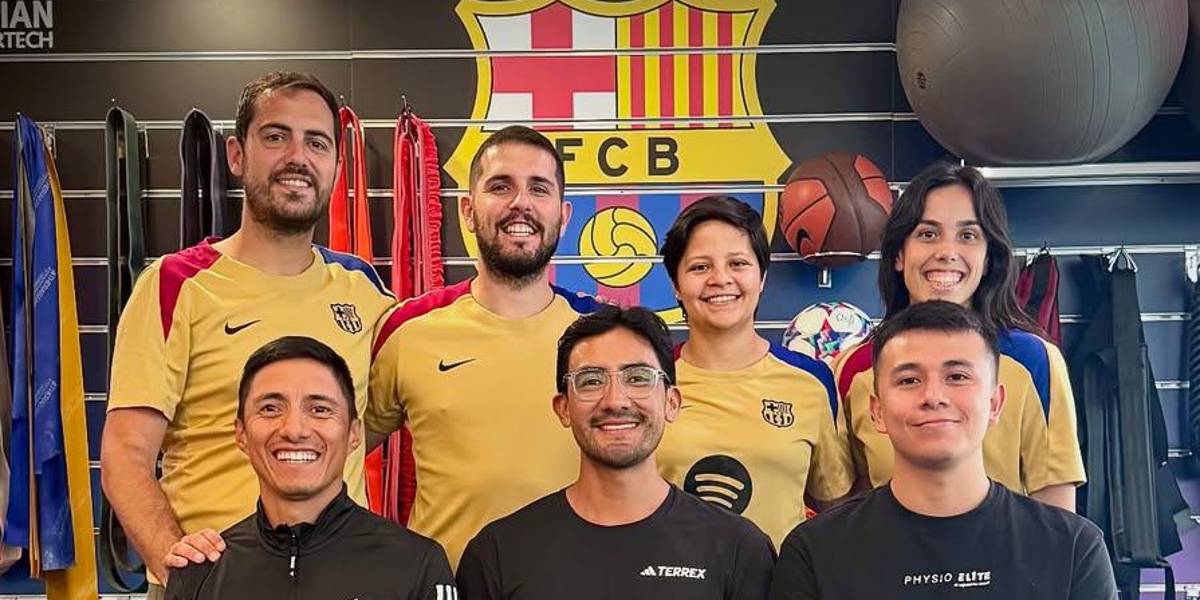 Daniel Pintado realizó su rehabilitación en las instalaciones del FC Barcelona