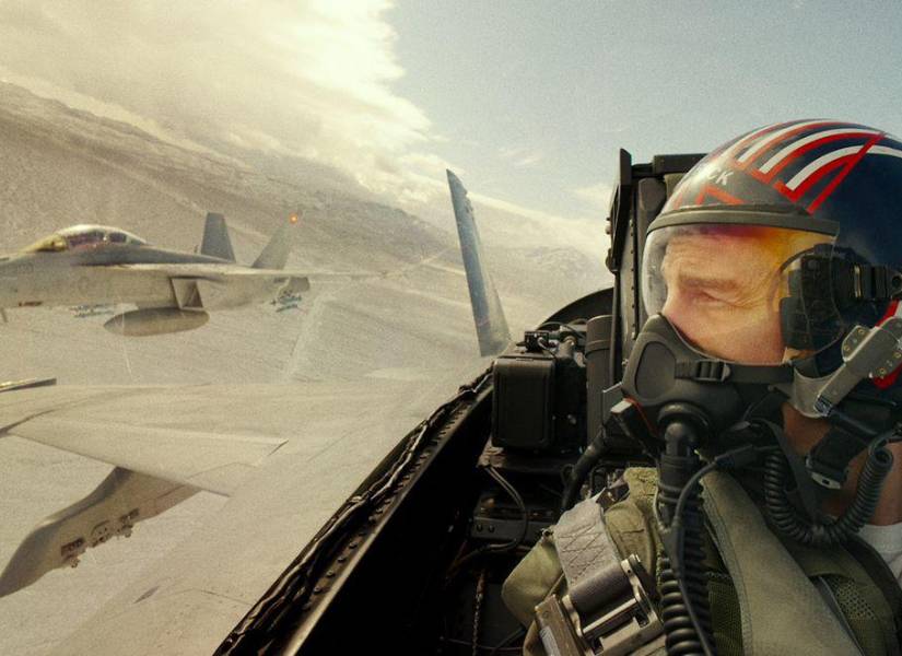 Tom Cruise en Top Gun: Maverick