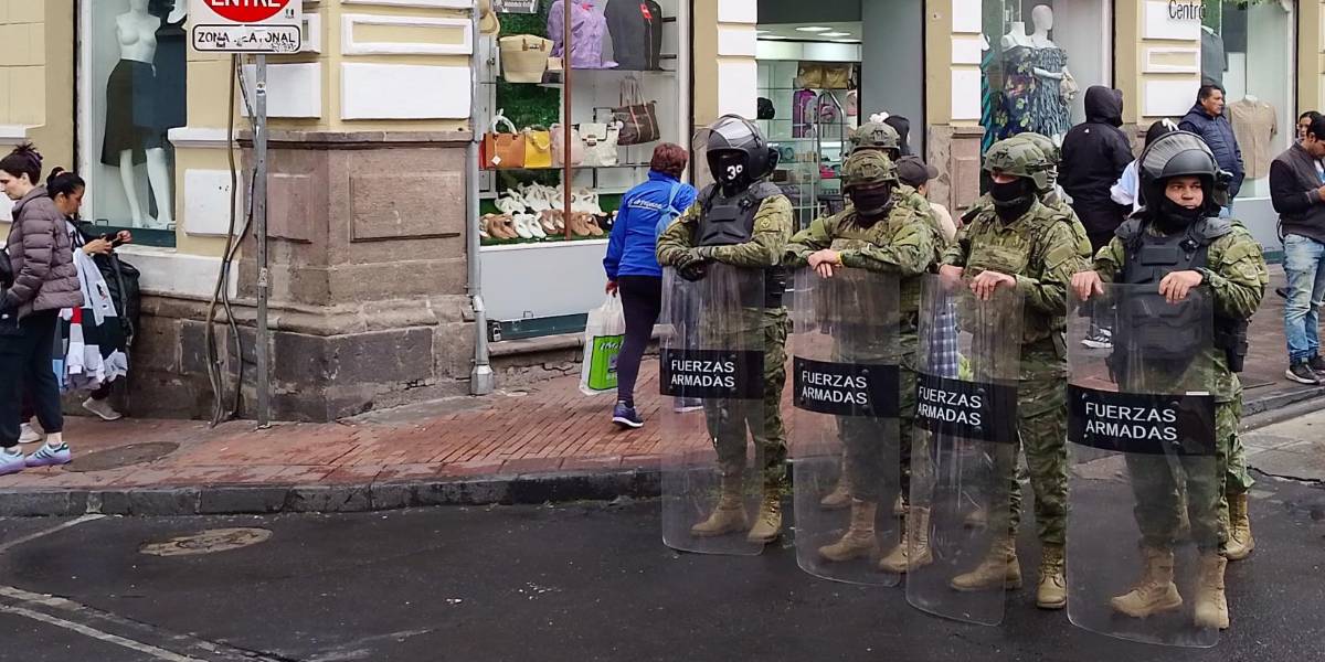 Paro Nacional | 805 áreas estratégicas de Quito están bajo resguardo de militar y policial