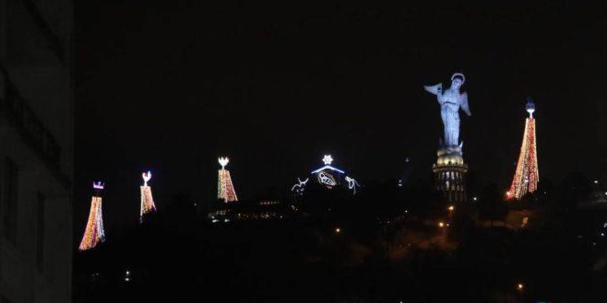 Quito: cierres viales por el encendido del pesebre gigante de El Panecillo, el 15 de diciembre