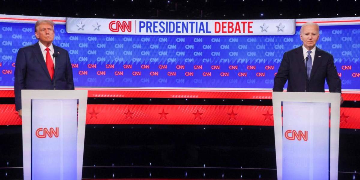 El incesante ataque entre Trump y Biden en el debate presidencial de Estados Unidos