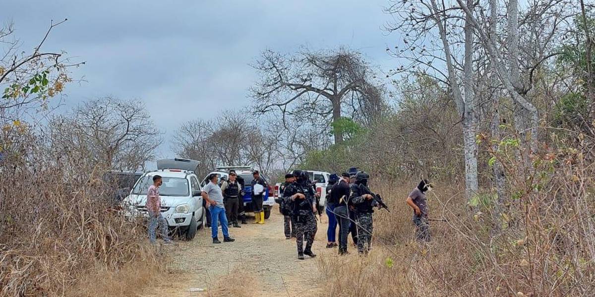 Guayaquil: Las osamentas halladas en un bosque ya fueron retiradas por la Policía