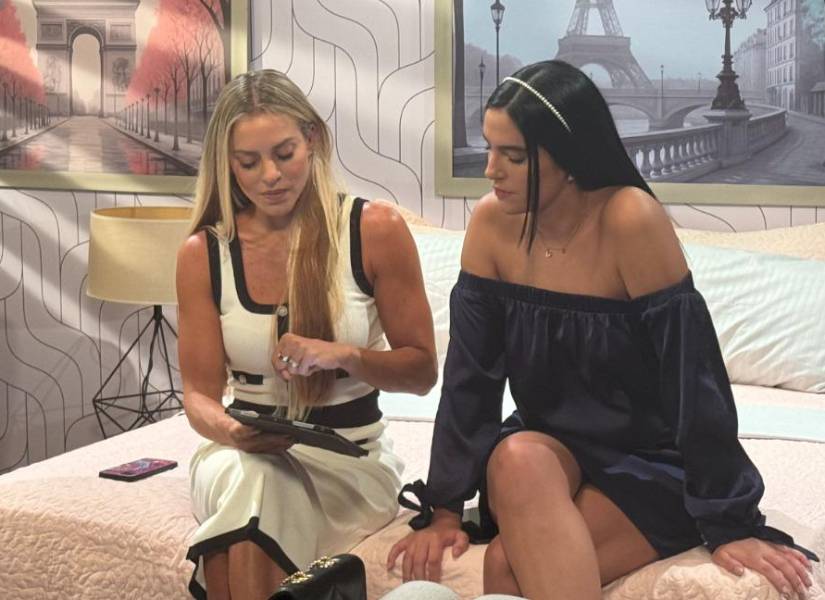 Marcela Ruete en una de sus primeras escenas.