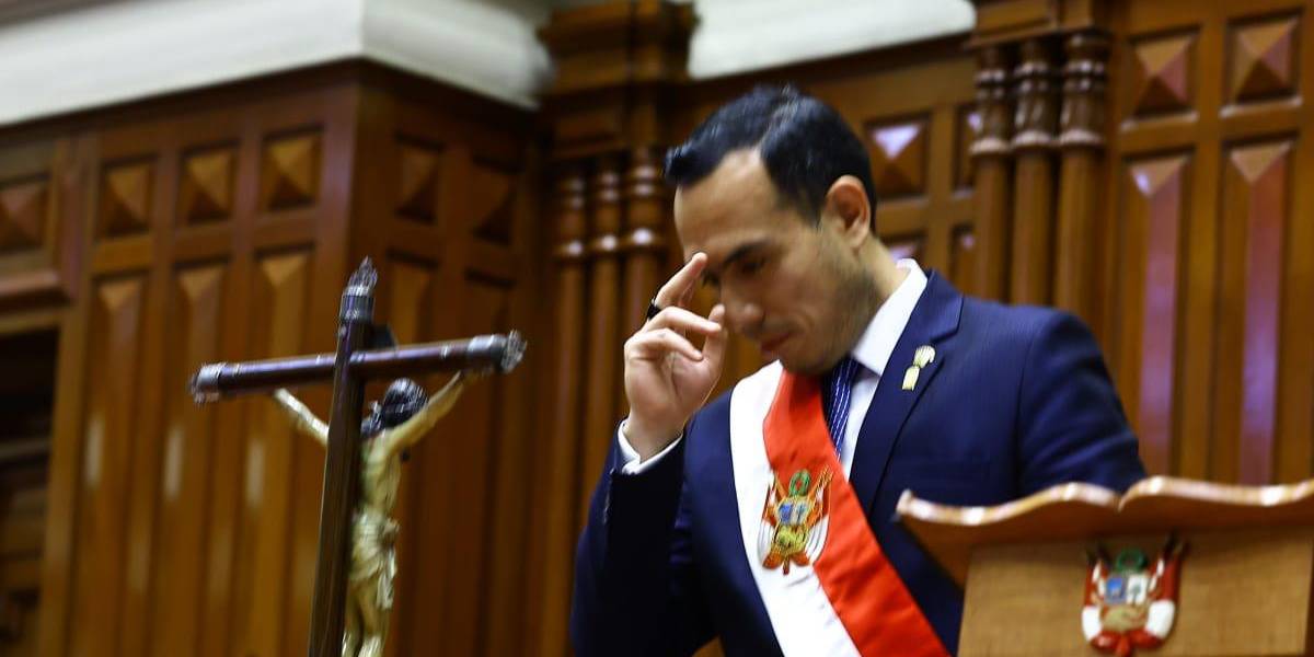 José Jerí asume la presidencia del Perú tras vacancia de Dina Boluarte​​​​​