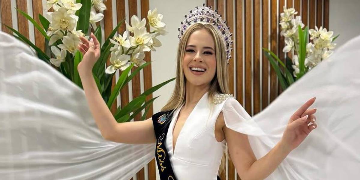 Giselle Rosales, miss Ecuador 2025, recibió la nacionalidad ecuatoriana por decreto de Daniel Noboa