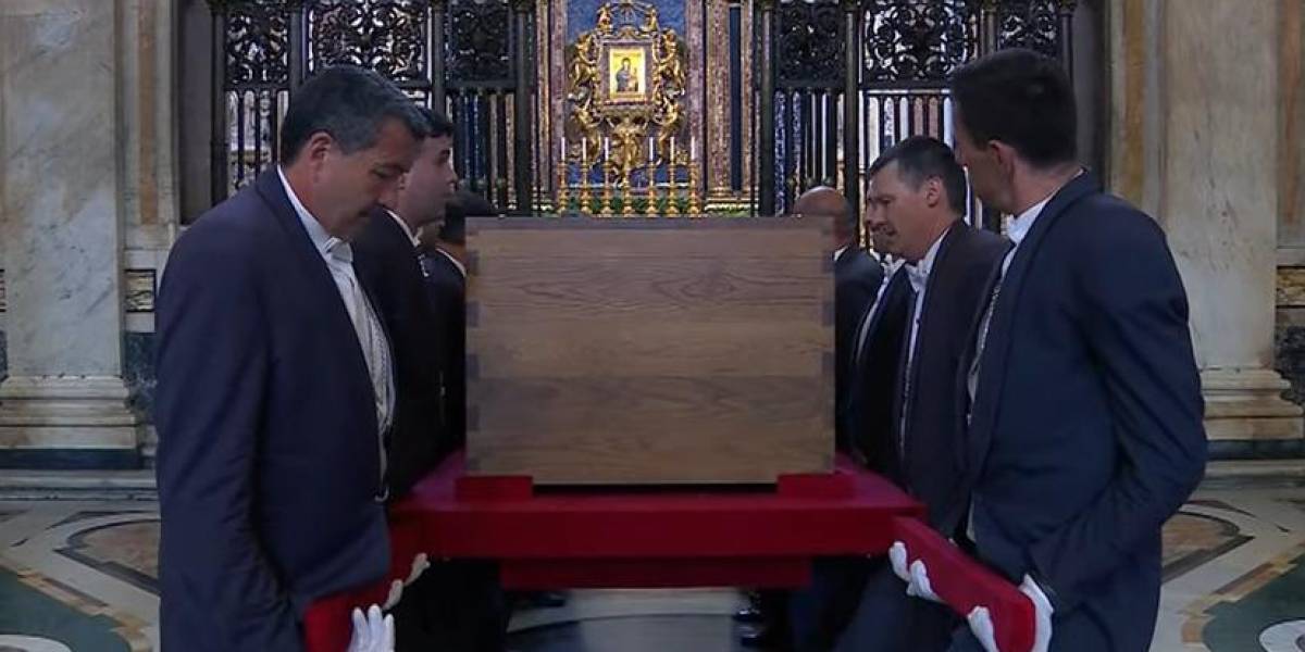 El papa Francisco fue sepultado en la basílica de Santa María la Mayor