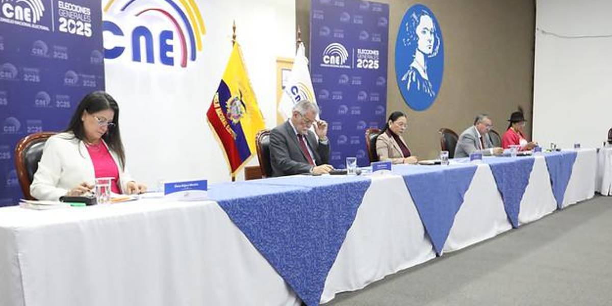 El CNE convoca sesión para aprobar cronograma y presupuesto del Referéndum 2025