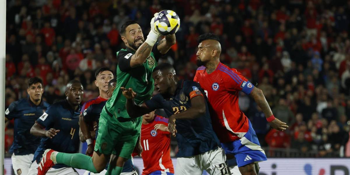 Galíndez sostuvo el 0-0 de Ecuador ante Chile y la Tri sigue cerca del Mundial 2026