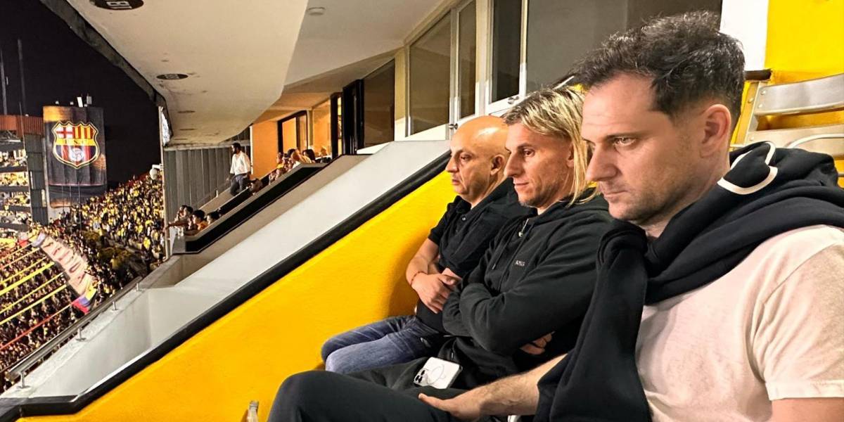 Sebastián Beccacece vio la derrota de Barcelona SC ante River Plate en la Copa Libertadores