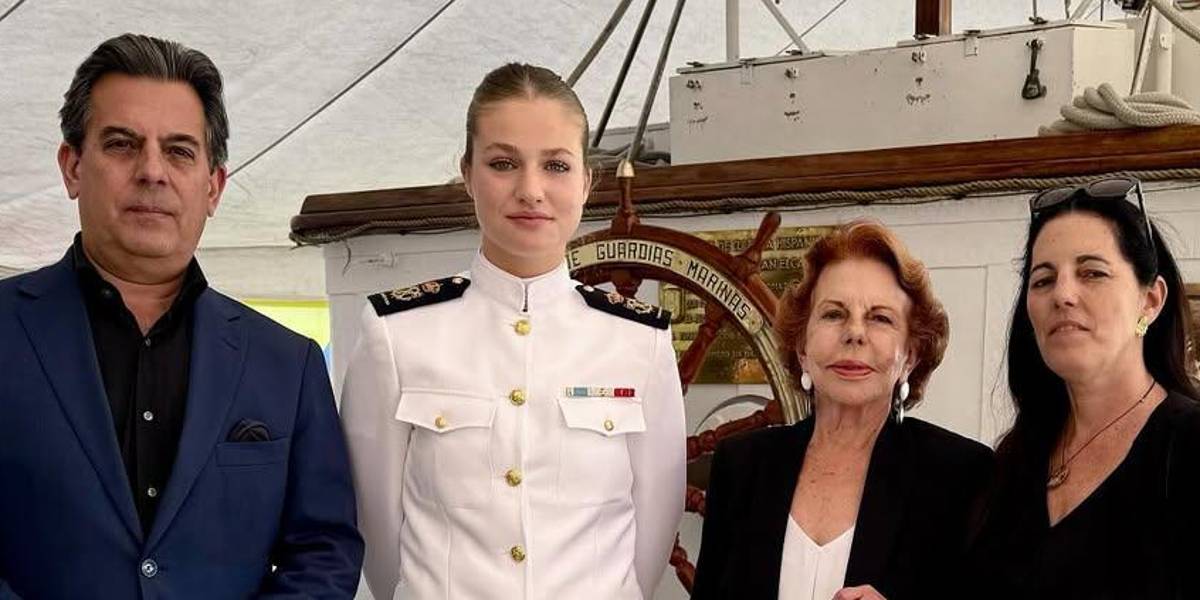 La princesa Leonor se reúne con la familia del fallecido escritor Mario Vargas Llosa