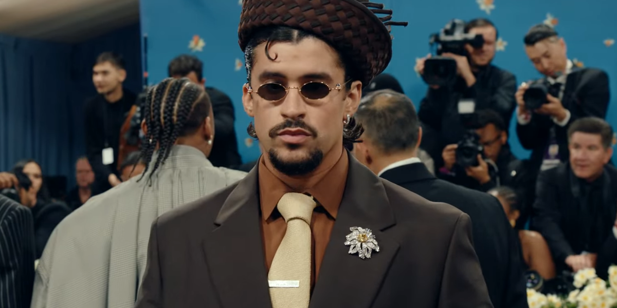 Bad Bunny habla de su gira mundial en la Met Gala 2025