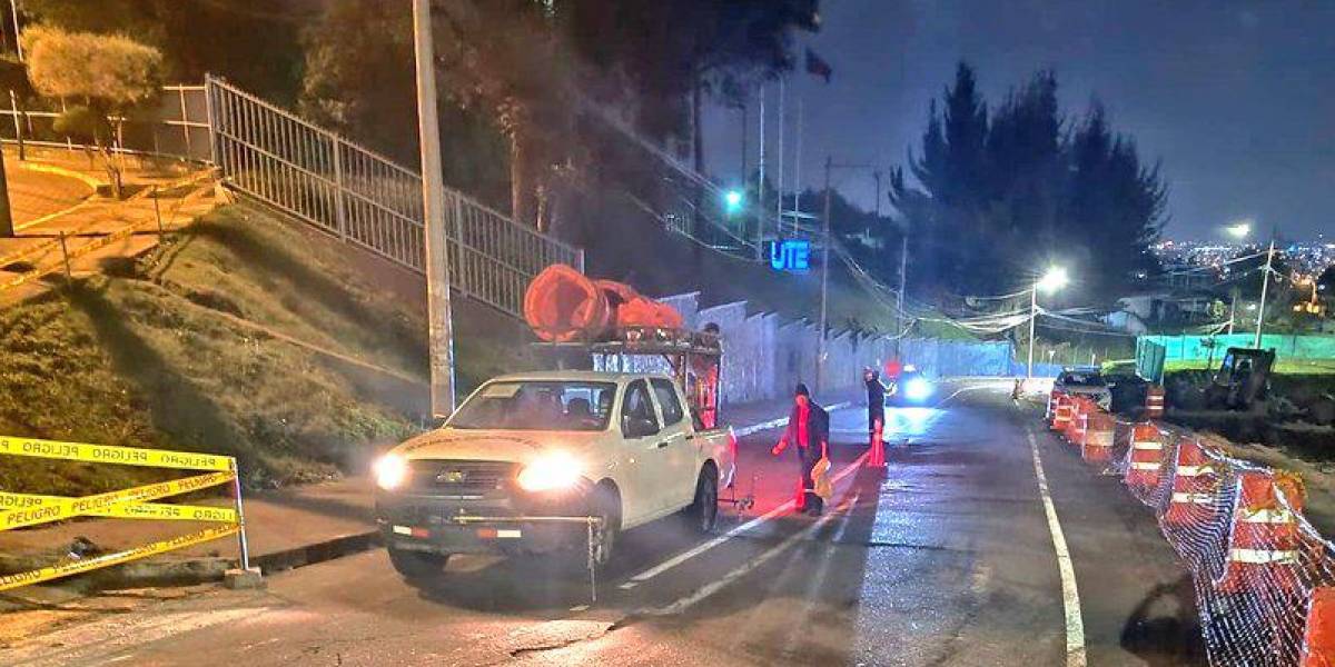 Quito | Cierre parcial en la avenida Occidental por construcción de intercambiador de la Mariana de Jesús
