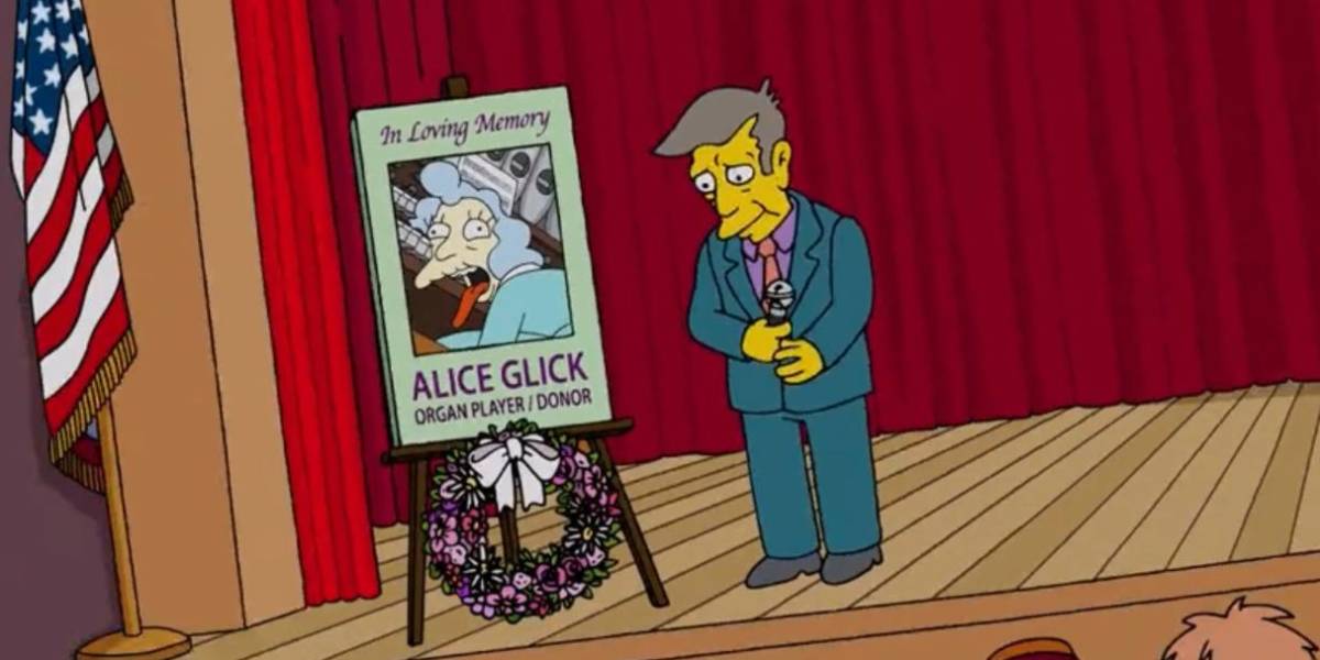 Los Simpson confirman el fin de un personaje: Alice Glick muere en la temporada 37