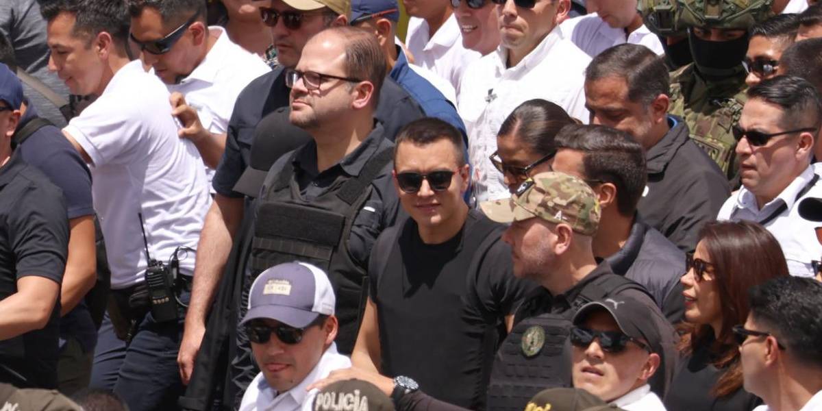 La marcha de Noboa en Guayaquil coincidirá con protestas sociales en 13 ciudades