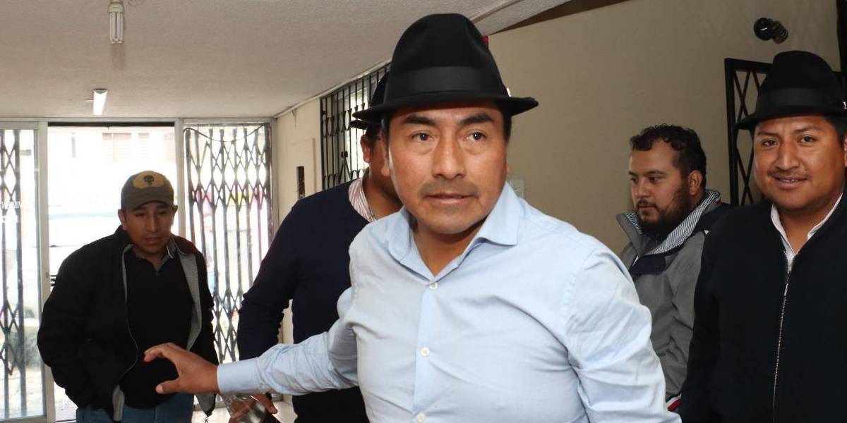Leonidas Iza, presidente de la Conaie, dice que prefiere estar muerto antes que apoyar a la derecha