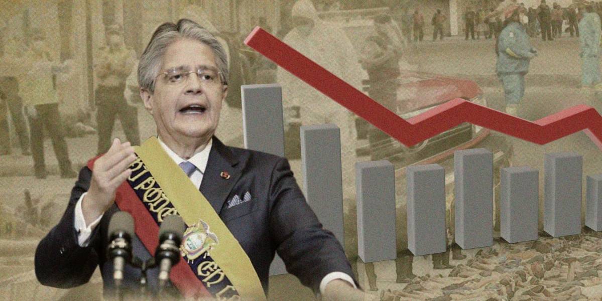 El 54% de la población desaprueba la gestión del presidente Guillermo Lasso, según Cedatos