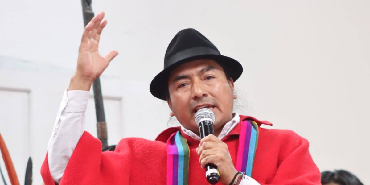 Campo Sacha | Leonidas Iza asegura que fue notificado de un proceso legal