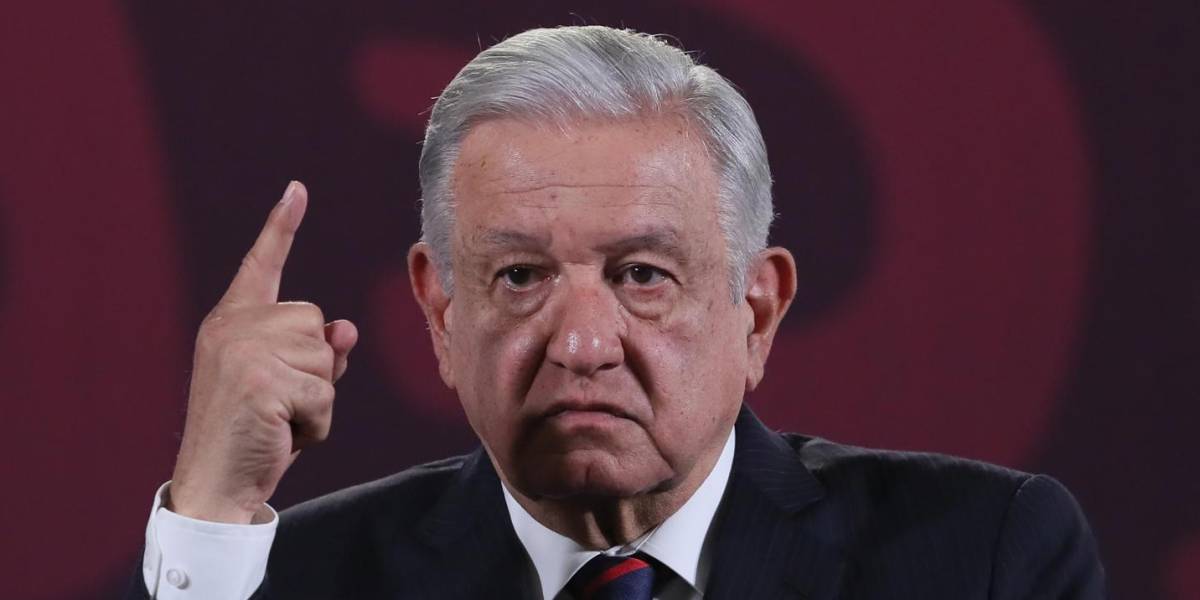 El presidente de México, Andrés Manuel López Obrador, habla este martes durante una rueda de prensa.