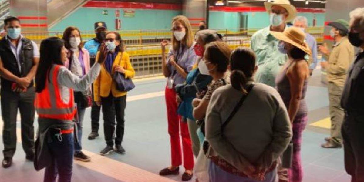 Metro de Quito: Más de 2.500 personas visitaron las estaciones en dos días