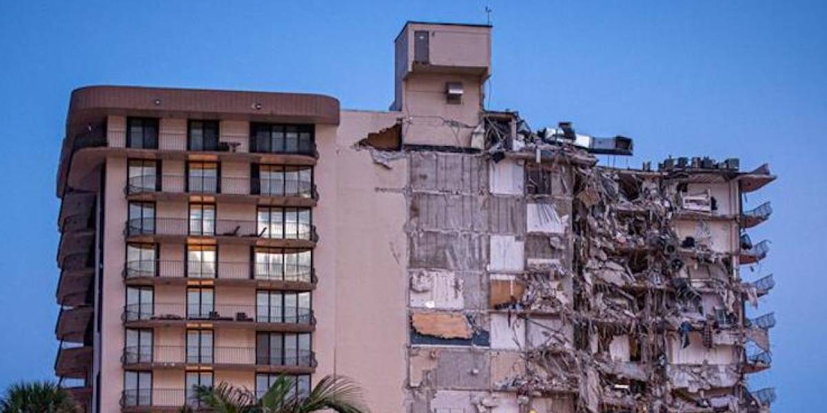 Al momento no se reportan víctimas ecuatorianas en edificio que se derrumbó en Miami